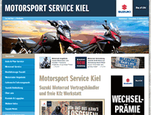 Tablet Screenshot of motorsport-kiel.de